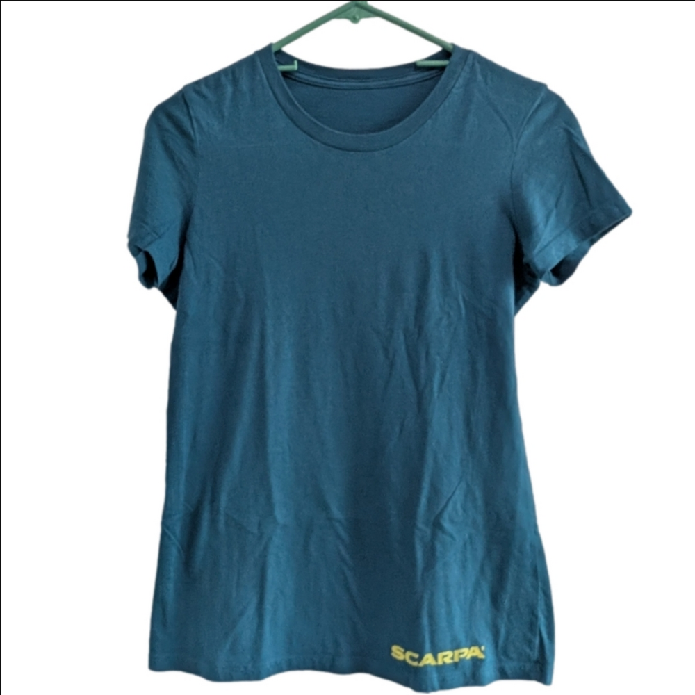 Scarpa Blue Short Sleeve Logo T-shirt
